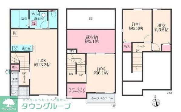 ファミーユメゾンの物件間取画像
